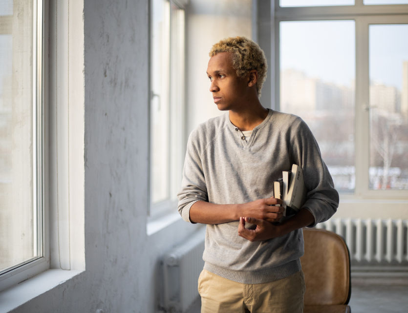Young adult supported by Project Safe Stay